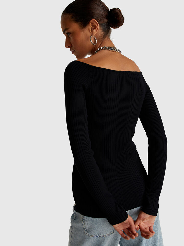 BOAT-NECK SWEAT.L/S Women image number 2